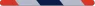 Thin horizontal divider bar in red, navy, and light blue stripes used on the St. Petersburg private country club site.